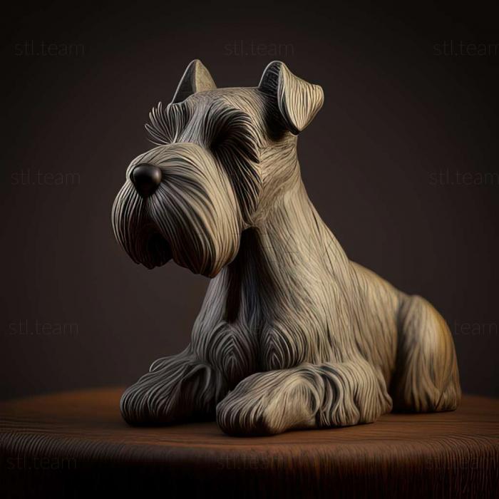 Animals Zwergschnauzer dog